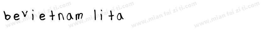 bevietnam lita字体转换